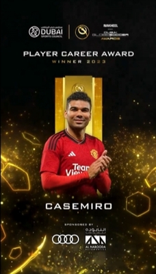 Giải thưởng GAF chính thức: Casemiro 31 tuổi giành được Giải thưởng Sự nghiệp Cầu thủ xuất sắc nhất năm 2023