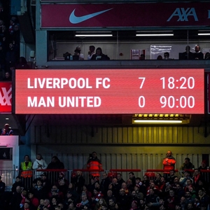 Tỷ số đậm nhất lịch sử Double Reds: Liverpool 7-0 Manchester United hôm nay năm ngoái, Quỷ đỏ ghi 6 bàn trong hiệp 1