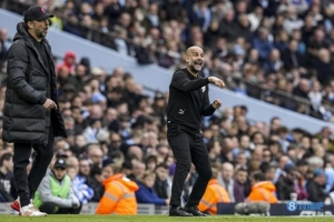 Thành tích chung cuộc giữa Klopp và Guardiola khi gặp đối thủ: Klopp có lợi thế đôi chút với 12 trận thắng, 7 trận hòa và 11 trận thua.