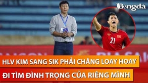 HLV Kim Sang Sik và sự loay hoay đi tìm một 'Đình Trọng' của riêng mình