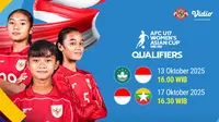 Jadwal Lengkap Timnas Putri Indonesia U-17 di Kualifikasi AFC U-17 Asian Cup 2026, Tayang di Vidio