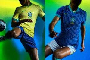 Nike ra mắt áo đấu mới của đội tuyển Brazil: áo sân nhà và sân khách vẫn sử dụng thiết kế màu vàng và xanh