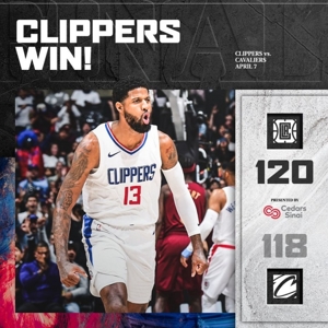 23 điểm trong hiệp cuối cùng + một cú sút tầm trung để giành chiến thắng! The Clippers đã chính thức phát hành tấm áp phích chiến thắng với hình ảnh Tướng Joe trên trang bìa!