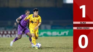 VIDEO bàn thắng SLNA vs Bình Định: 1-0 (Vòng 11 V.League 2024/25)